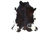 Dark Brindle Tricolor Cowhide Rug , Size: X-Jumbo(XXL), Code: AW108
