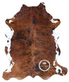 Light Brindle Tricolor Cowhide Rug , Size: Large(L), Code: AW126