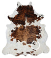 Tricolor Cowhide Rug , Size: Large(L), Code: AW13