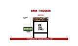 Dark Tricolor Cowhide Brooklyn Stool | Cowhide Counter Stool | Luxury Cowhide Bar Stool | Square Cushion | Height: Medium
