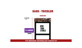 Dark Tricolor Cowhide Manhattan Stool | Cowhide Counter Stool | Luxury Cowhide Bar Stool | Rectangular Cushion | Height: Extra Large