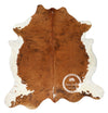 Light Brindle Tricolor Cowhide Rug , Size: Large(L), Code: AW32