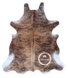 Light Brindle  Cowhide Rug , Size: Large(L), Code: AW76