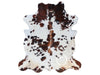 Tricolor Cowhide Rug , Size: Large(L), Code: AW79