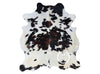 Tricolor Cowhide Rug , Size: Medium(M), Code: AW85