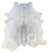 Grey Cowhide Rug , Size: Large(L), Code: AW90