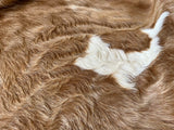 Beige Palomino Cowhide Rug , Size: Jumbo(XL), Code: AW132