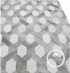 Patchwork Cowhide Rugs | Beautiful Patchwork Cowhide Rug Off White and Grey